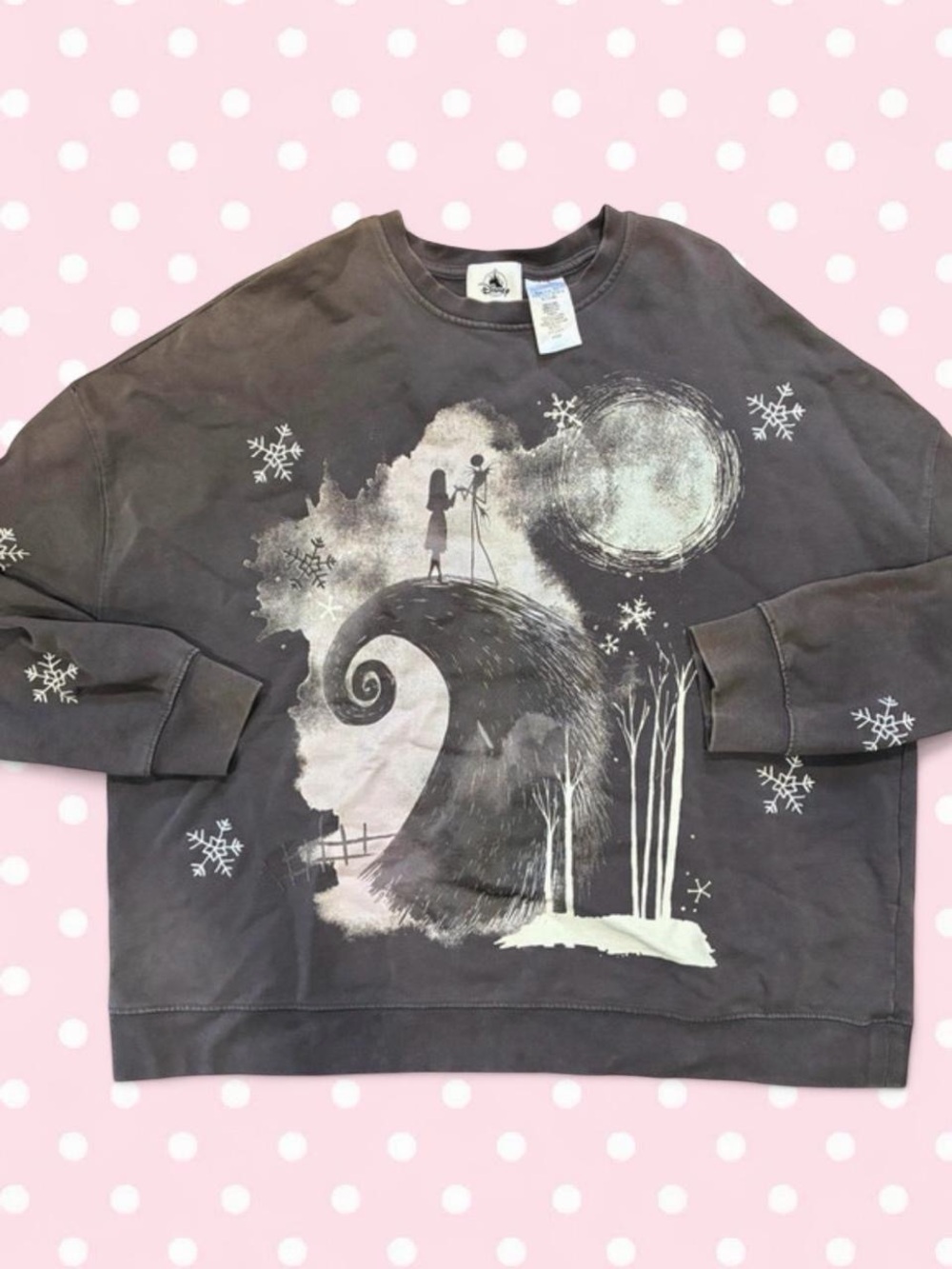 Disney Nightmare Before Christmas crewneck sweatshirt size L